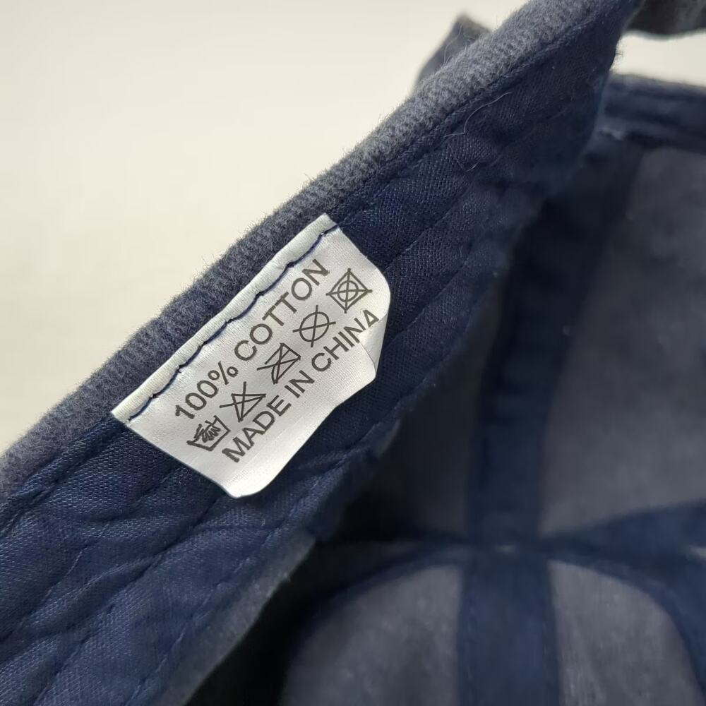 Blue White Baseball Cap Side By Side Hair Don't Care UTV Hat OSFM Slideback - Picture 9 of 9